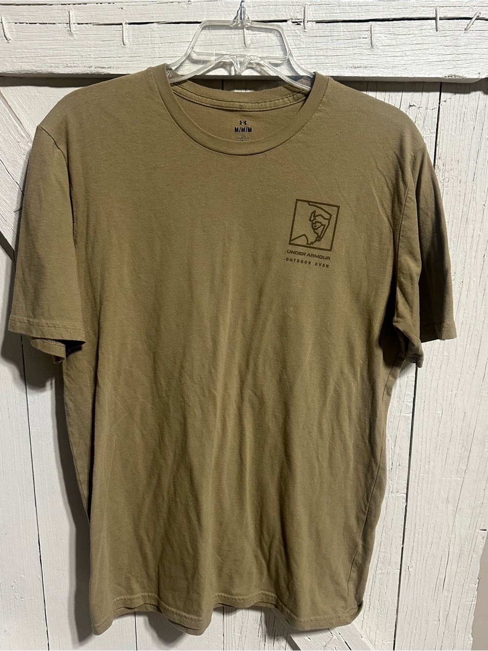 Under Armour Men's Olive Green Outdoor Graphic Short-Sleeve Tee
